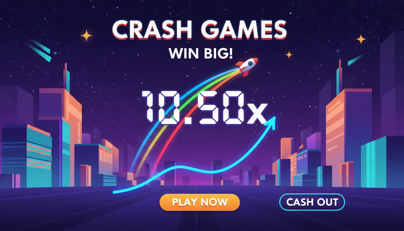Crashspil hos Slotsvader casino